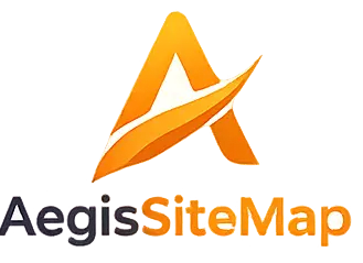 aegissitemap A visual sitemap diagram for the Aegisify website, showing the hierarchical structure of pages and navigation paths.