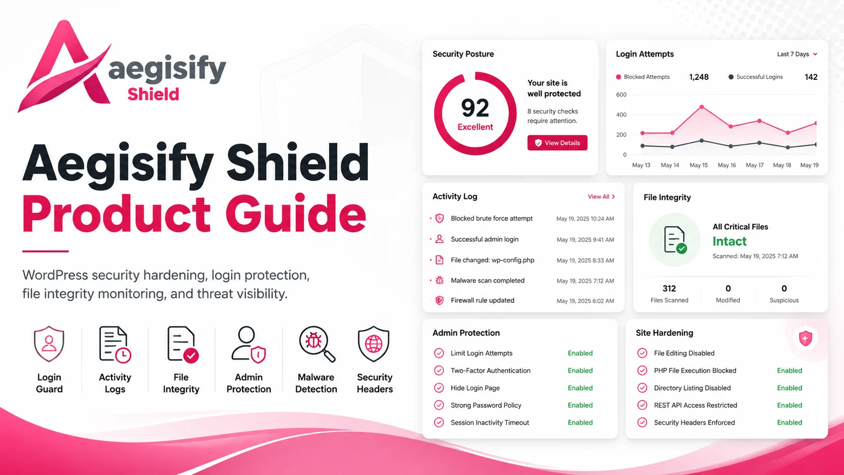 A stylized shield icon representing the Aegisify brand.